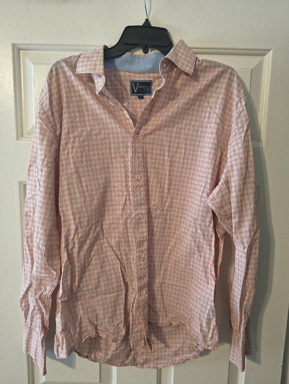 Vineyard Place Plaid Button-Up Shirt XL